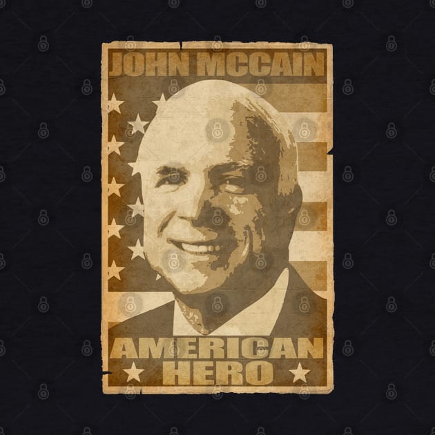 John Mccain American Hero by Nerd_art